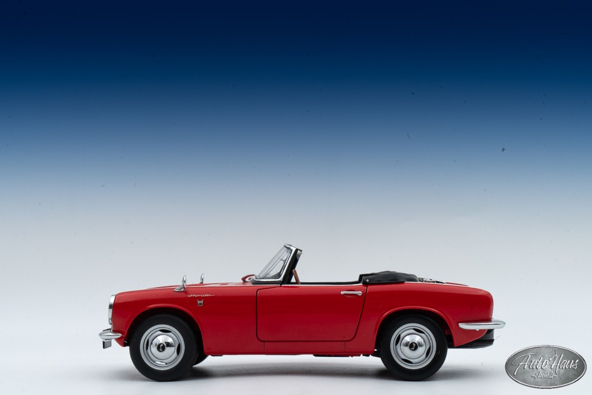 1/18 Autoart Honda S800 Red Convertible Diecast 🤝ALSO OPEN