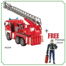 Bruder 02771 MAN Fire Engine w/ Water Pump and Light & Sound Module