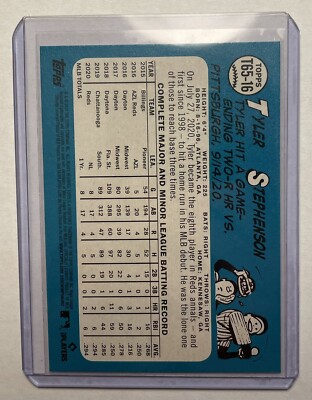 2021 Topps TYLER STEPHENSON Rookie Card RC 1965 INSERT #T65-16