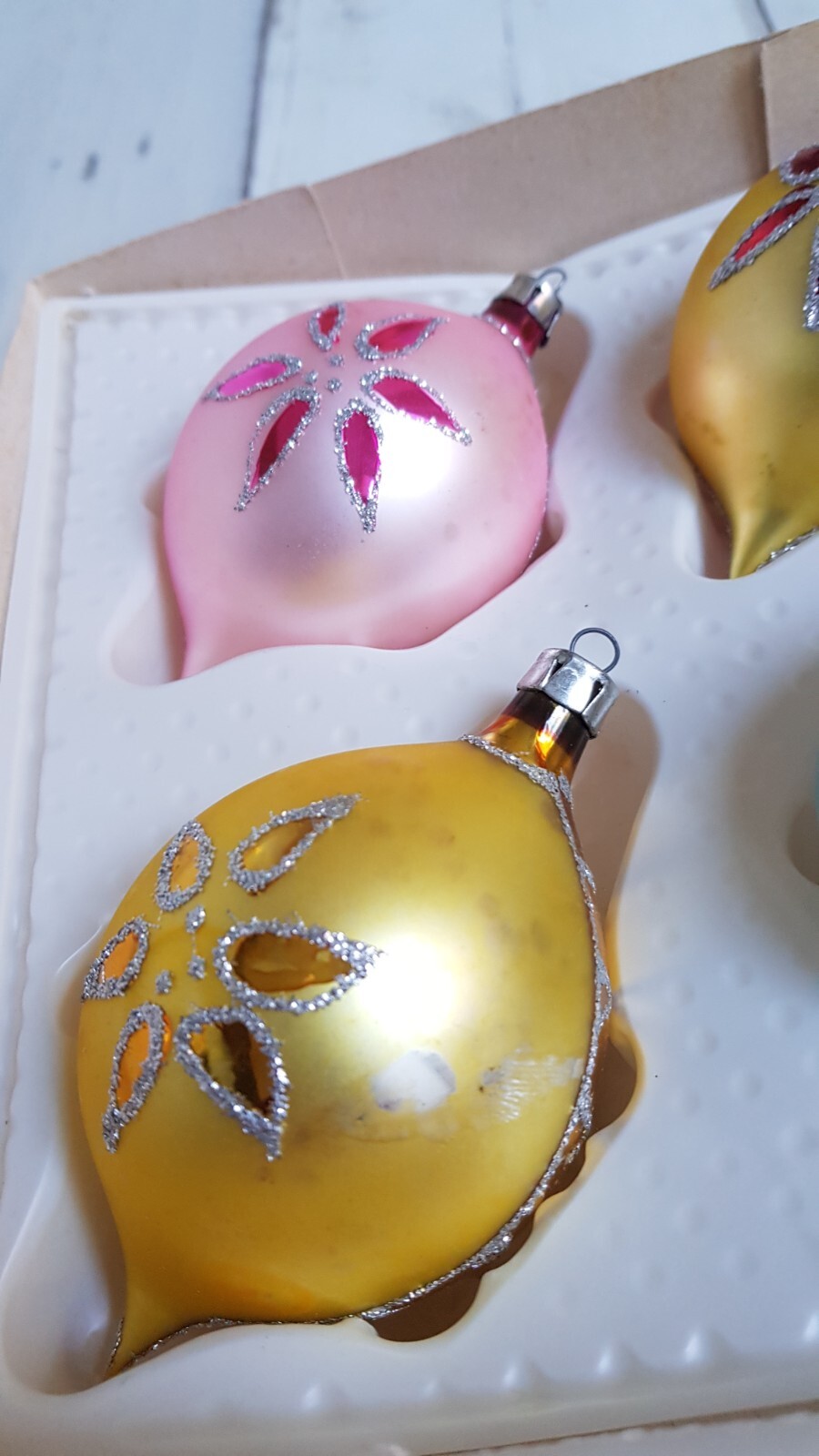 Vintage baubles christmas tree decorations eBay