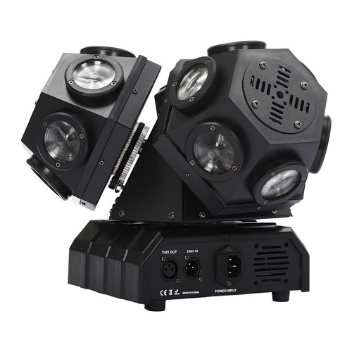 Luce fascio testa mobile LED 18x10W 4 in 1 testa mobile discoteca palcoscenico DMX512 - Foto 17 di 24