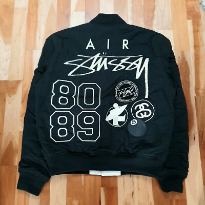 ジャケット・アウター Stussy x Nike Reversible Varsity Jacket Stussy x Nike Reversible Varsity Jacket Medium Olive/Bright