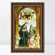 Framed Canvas Art Giclee Print Series#025 by Leonardo da Vinci Wall Art Decor