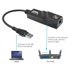 USB 3.0 to RJ45 netowrk cable adapter ethernet rj 45 router hub LAN Gigabit