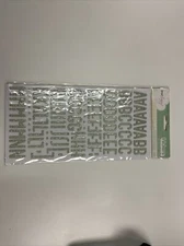 Dear Lizzy Thickers Serendipity Green Foam Letter Stickers Alphabet. 3 PCs