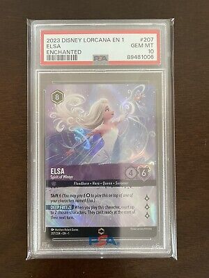 2023 Disney Lorcana EN 1 Elsa Spirit of Winter 207/204 2023 Disney Lorcana EN 1 Elsa Spirit of Winter 207/204