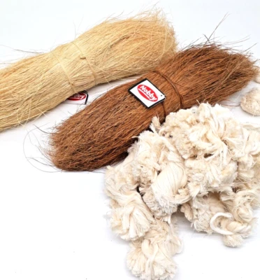 NOBBY Kokosfasern Bund ca. 250g hell natur Kokos Cocosfasern Scharpie Nistmaterial