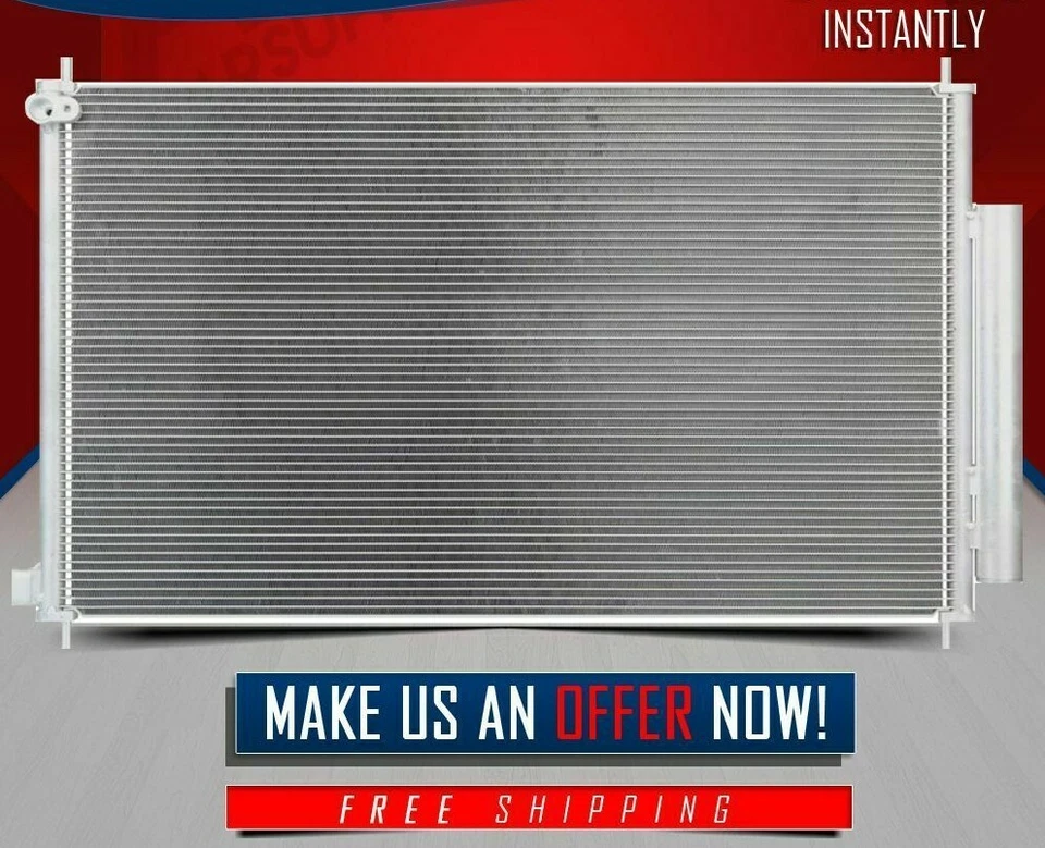 冷凝器空调适用于本田 CR-V 2002 - 2006 / Element 2003 - 2010 / 原始设备制造商 80110-SCV-A02 — 第 2/2 张图片