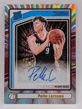 Pelle Larsson 2024-25 Heat Panini Donruss AUTO RC #292