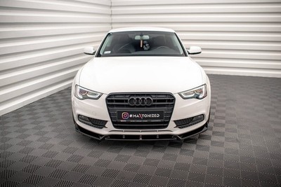 Maxton Design Frontlippe V.1 passend für Audi A5 Coupe / Sportback 8T FL schwarz