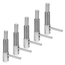 5Pcs Retractable Indexing Plunger Pin, Stainless M12 Spring Plunger