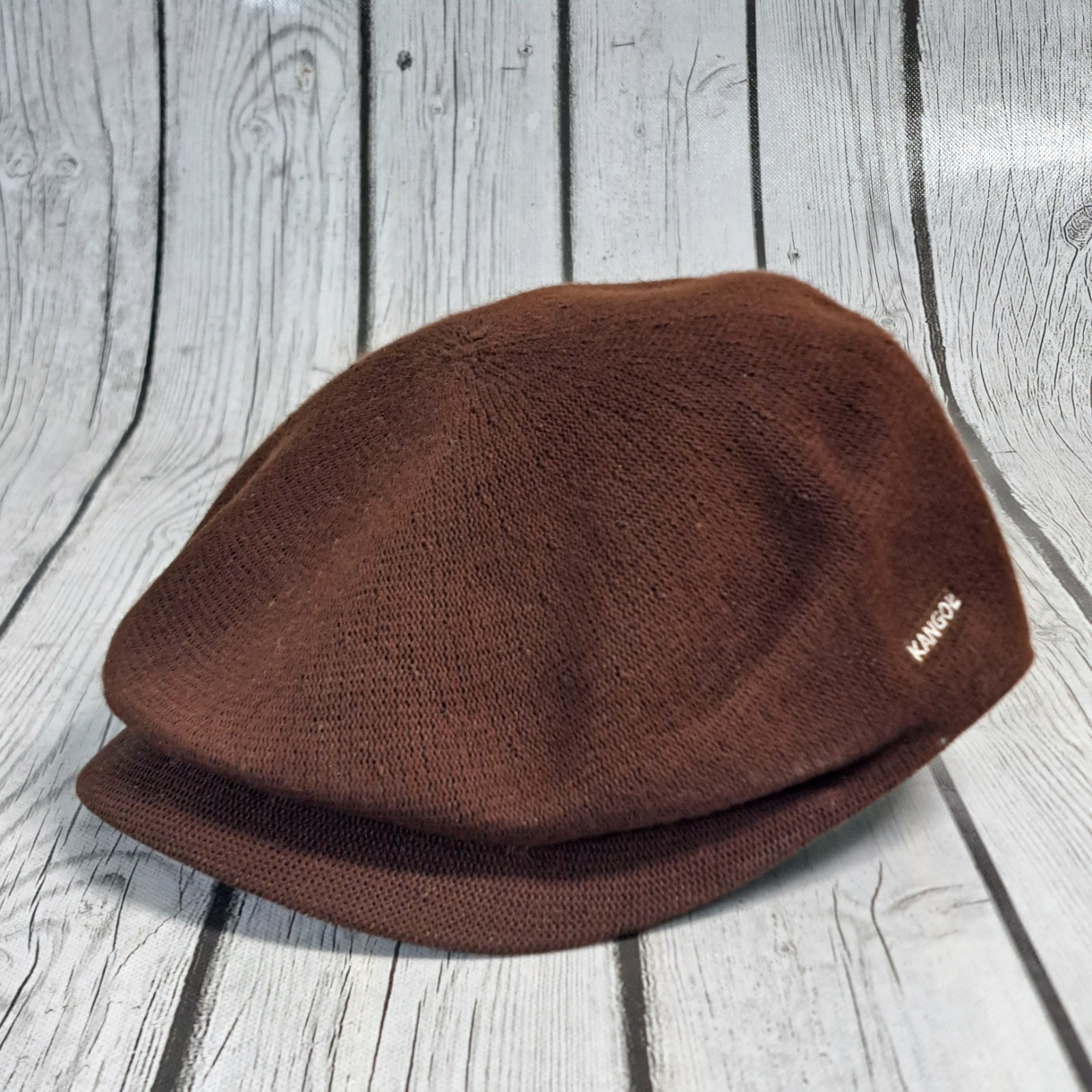 Kangol Bamboo Clery Cap Hat Brown Large Urban Retro Streetwear Cabbie Golf