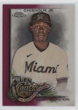 2022 Topps Allen & Ginter Chrome Magenta Refractor 46/199 Jazz Chisholm Jr 0e5m