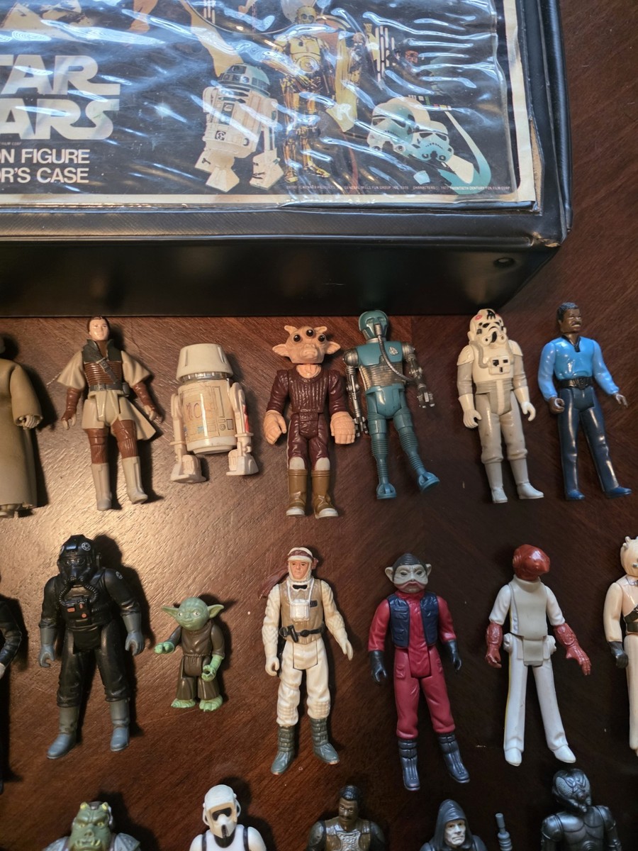 Vintage Starwars Case With 27 Figures From The 1980s | eBay