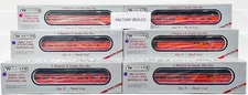 LOT of 6 Williams O Gauge Assorted 80' Luxury Liner Southern Pacific Cars~NEW