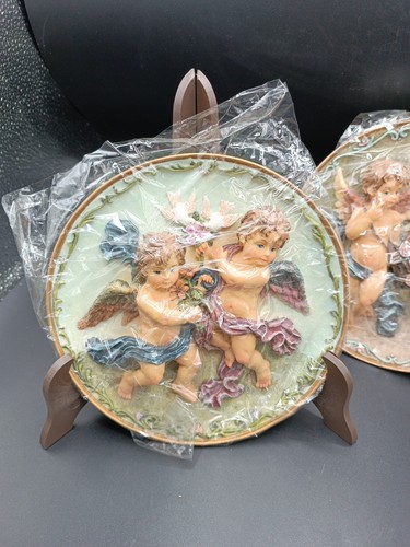 Piatti Decorativi Angeli Da Appendere Set 2 Pezzi - 19,5cm - Imagen 3 de 9