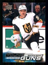 2022-23 Upper Deck #246 Brayden Pachal RC Vegas Golden Knights TW5186