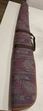 Vintage Allen Co. USA Made Soft Gun Case 52” Shotgun/Rifle Aztec Geometric Style