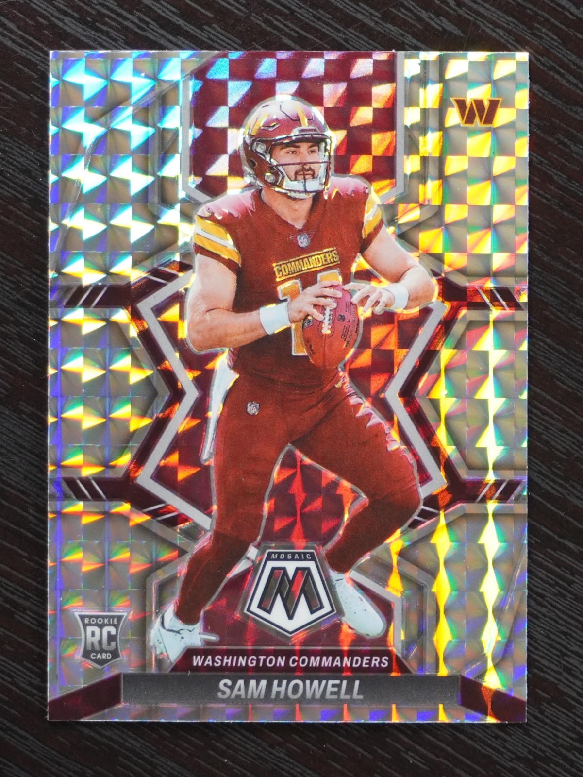 2022 Panini Mosaic - Rookies Sam Howell #305 Mosaic Prizm (RC)