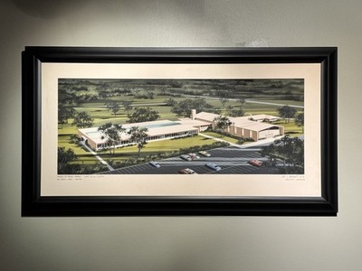Original MCM Art/Architectural Rendering - Prince of Peace Parish(Lake Villa IL)