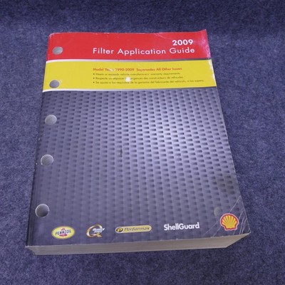 2009 SOPUS Pennzoil Quaker State Perfomax Filter Application Guide 1990-2009