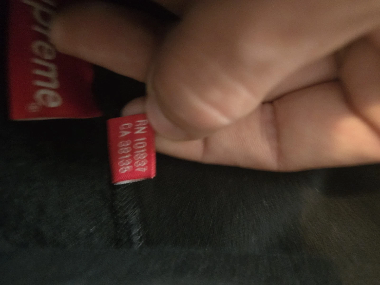 Supreme Small Box Logo Felpa con Cappuccio Nera Uomo Taglia S