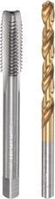 M8 X 1.25 Straight Flute Thread Tap and 6.8Mm Twist Drill Bit Set, Metric Titani