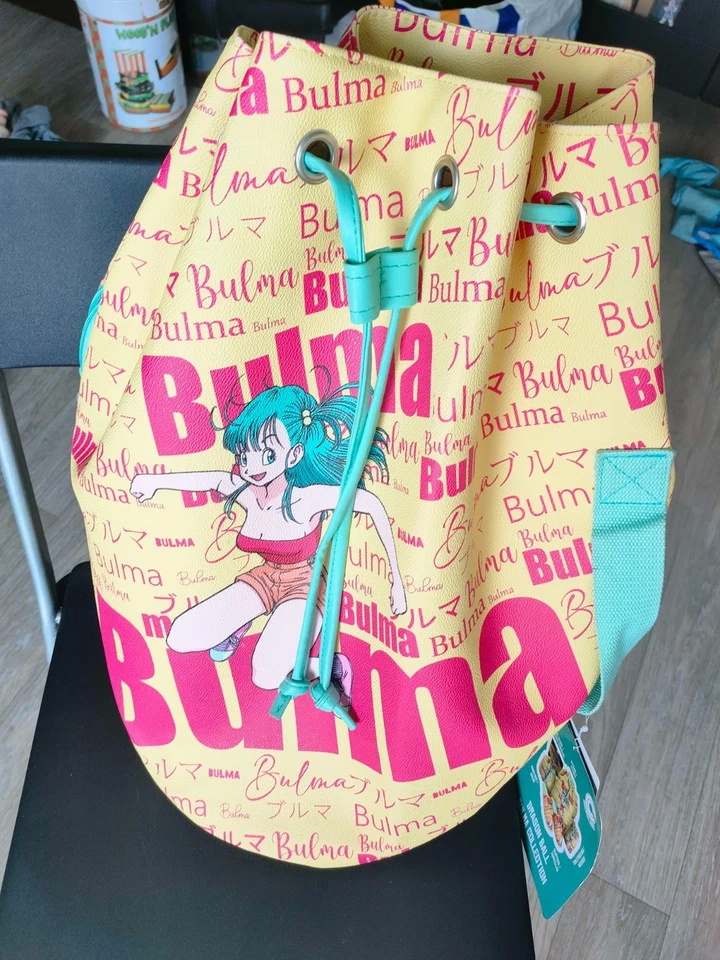 Sac à Dos Sac de Marin CYP Brands Dragon Ball Bulma Jaune 44cm Neuf - Photo 1/4