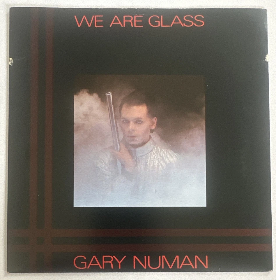 Gary Numan - We Are Glass 7" vinyl single Uk Issue Beggars Banquet VG+ / VG+ - Image 2 of 4