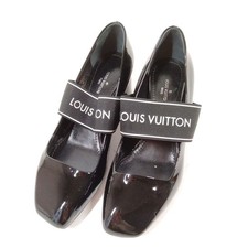 NO TARIFF Louis Vuitton Pumps Women Black PU leather 3978775
