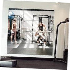 Home Gym Mirror Tiles - Large Square Mirrors Glass, 16x12'' - 12PCS for