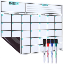 - Dry Erase Calendar for Fridge, Magnetic, 14.7 X 11.8, Magnetic Calendar with 4