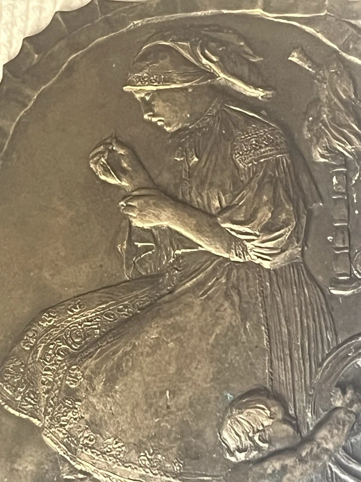 PLACCA BRONZO ZIVENA ORGANIZZAZIONE DIRITTI DELLE DONNE SLOVACCHIA 1869 - Immagine 4 di 4