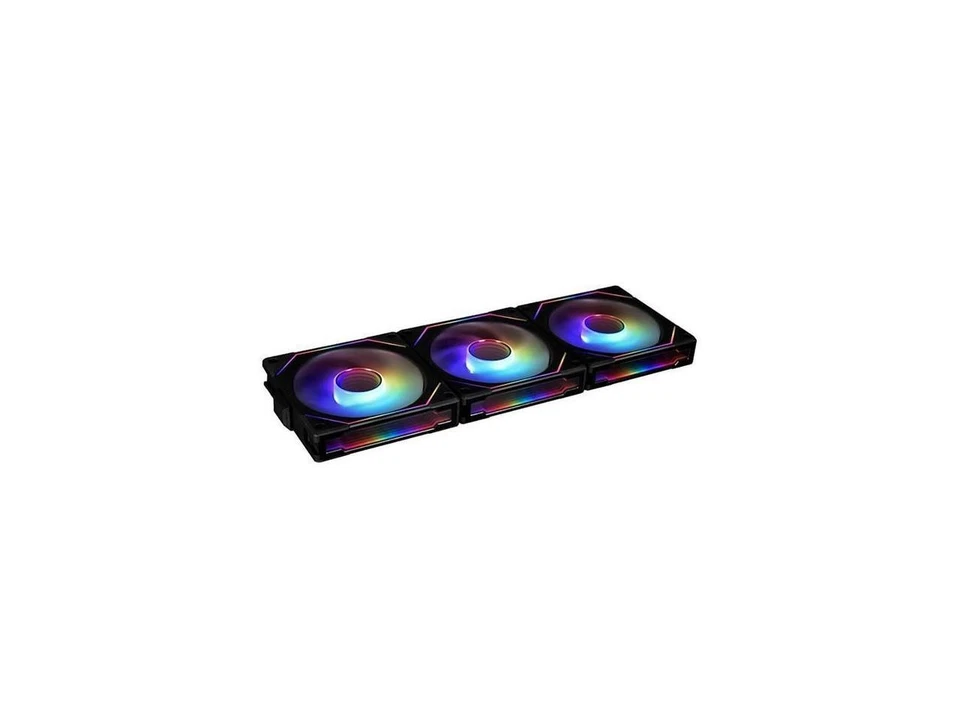LIAN LI UNI FAN SL INFINITY 120 RGB BLACK 3 PCS PACK ---UF-SLIN120-3B ( L - Image 3 of 4