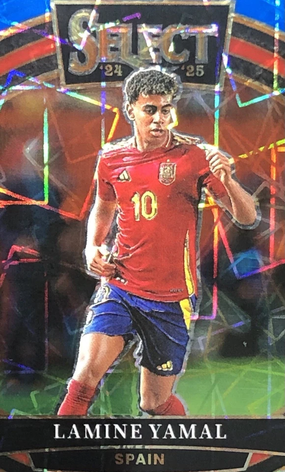2024-25 Seleccionar Fútbol Lamina Yamal AZUL LAZER PRIZM NIVEL DE CAMPO SSP No. 231 📈📈 Foto 2 de 4