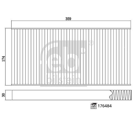 Filter, Innenraumluft Febi Bilstein 176484 FüR Vw ID.3 ID.4-image