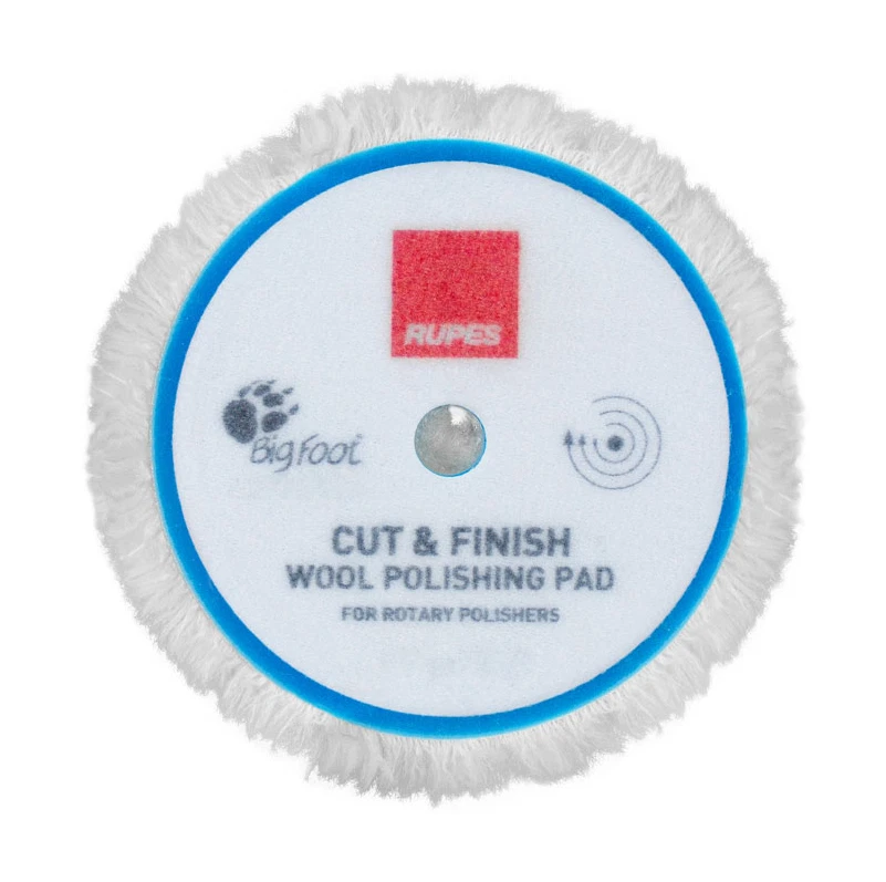 Rupes 9.BL80F Cut & Finish Wool Polishing Pads pour Rotative
