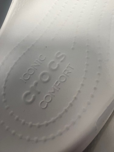 Crocs Kadee II Flip Flops White SZ 11 Women’s and 9 men EUC - Picture 4 of 6