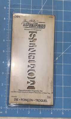 Sizzix Movers & Shapers Magnetic Die 2/Pkg By Tim Holtz-Bird & Cage