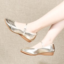 Women's Dance-Shoes Ballroom Shoes Tango Square Dancing Closed Toe Outdoor Shoes
