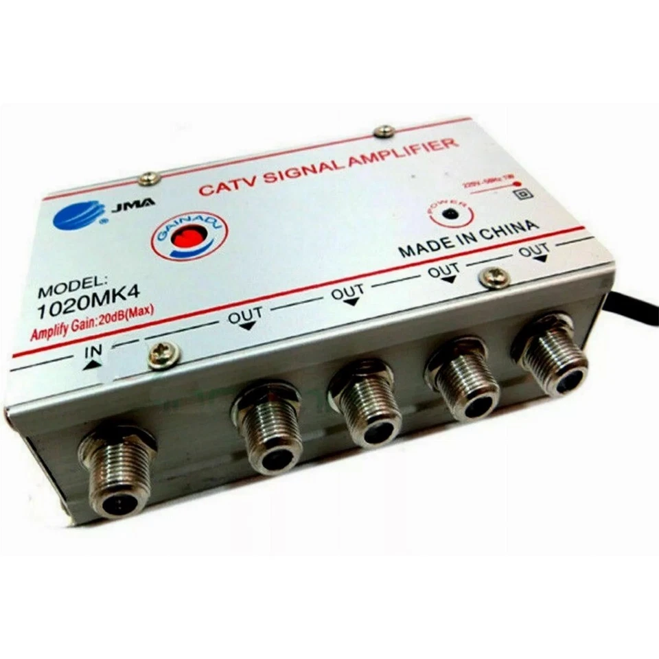 JMA 1020MK4 Signalverstärker Fernseher A 4 Ausgänge Max 20dB - Bild 2 von 4