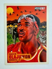 Hakeem Olajuwon Fleer '93-94 The Dream Card #235 Houston Rockets