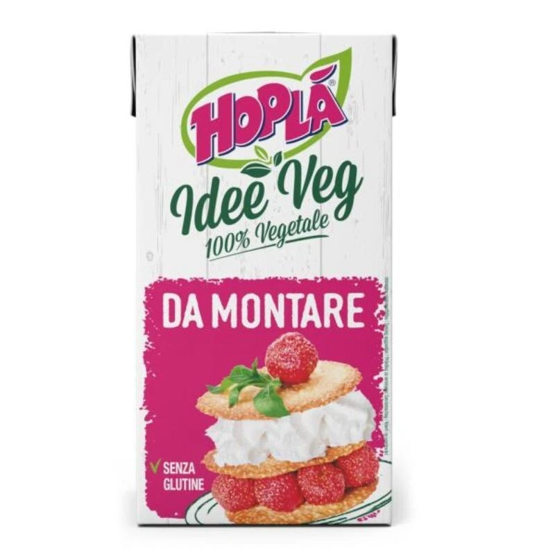 PANNA DA MONTARE HOPLA' IDEE VEG 500 ML 100% VEGETALE