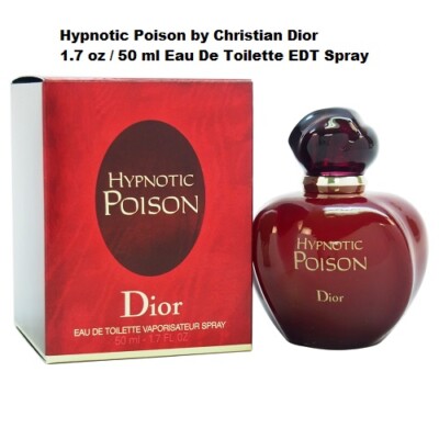 Poison OR Hypnotic Poison by Christian Dior 3.4oz or 1.7oz Eau De