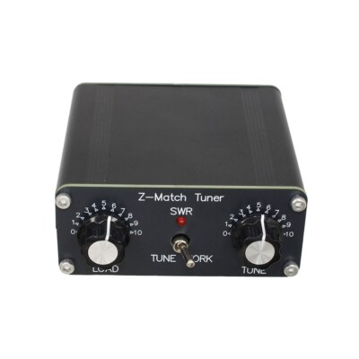 Z-match Antenna Tuner 5W 3-28MHz 25-2500ohms QRP Manual Tuner with BNC Connector