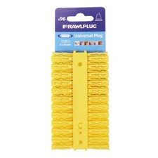 Rawlplug UNO Universal Wall Rawl Plug Fixings Anchors 5mm, 6mm, 7mm, 8mm & 10mm
