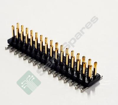 7 pcs. SAMTEC FTS-116-01-LM-DV CONN HEADER 32 POS MALE GOLD