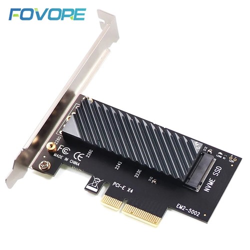 Carte Adaptateur M.2 NVMe Vers PCIe 3.0 4.0, 2230 2242 2260 2280 SSD - Photo 2/10