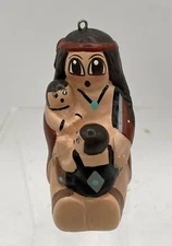 Native American Story Teller Doll Whitefeather Studios Hanging Figurine Small