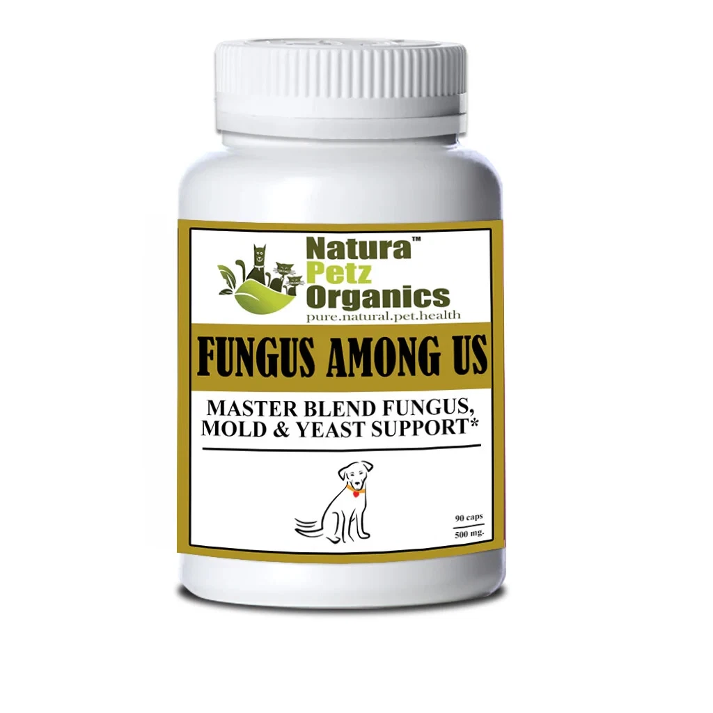 Natura Petz Organics FUNGUS AMONG US FUNGUS, MOLD & YEAST SUPP* DOG 90 Capsules